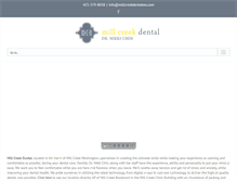 Tablet Screenshot of millcreekdentalwa.com
